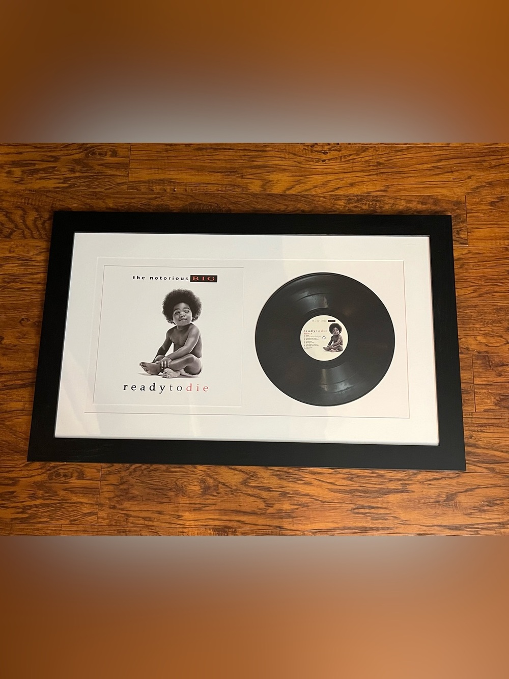 The Notorious BIG ready To Die Vinyl Framed